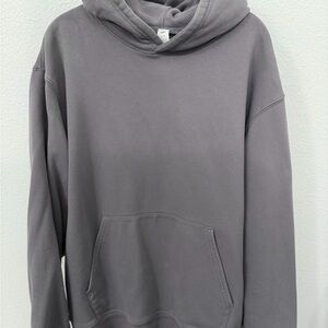 ALO Yoga | Renown Heavyweight Hoodie | Fog | Unisex (L)